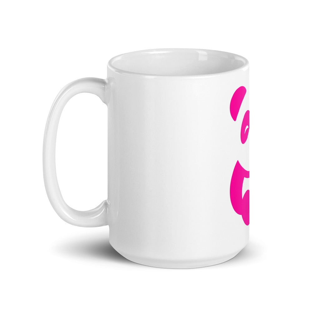 EzPanda™ Classic Coffee Mug (Alternate Logo - Transparent Pink)