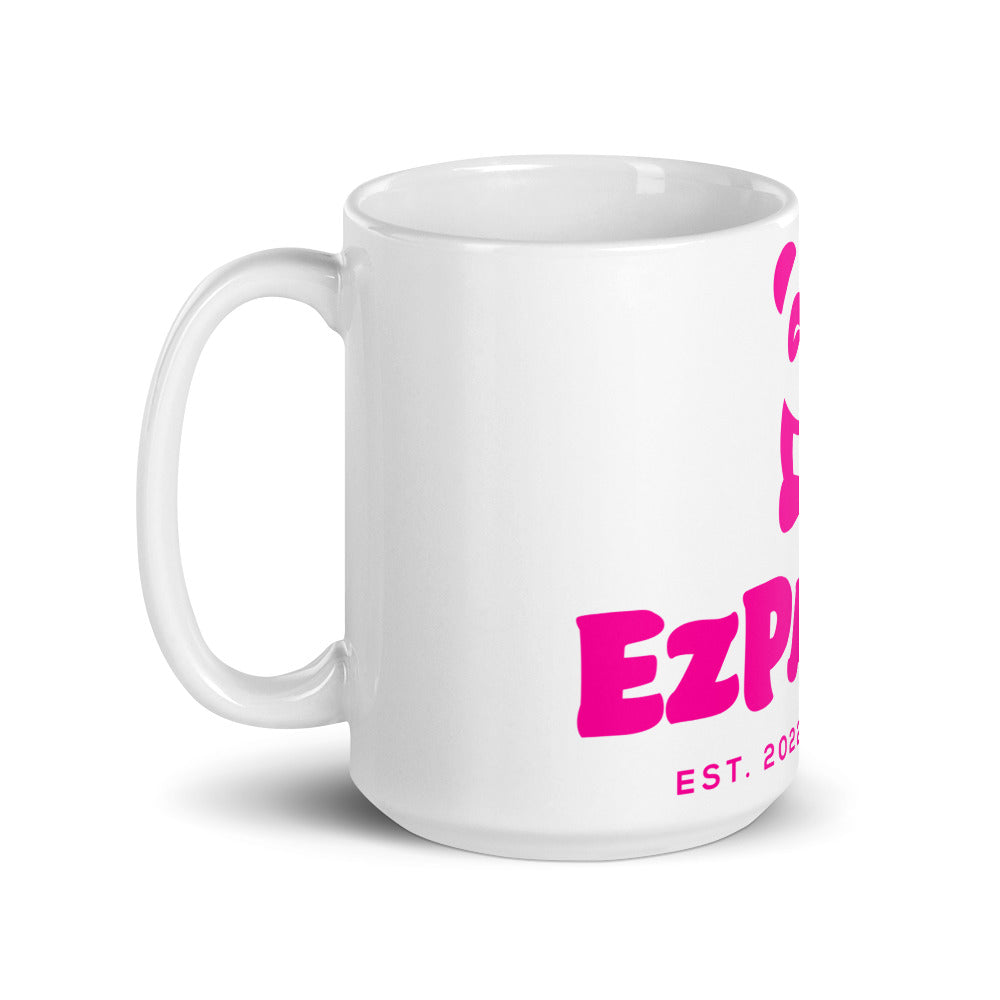 EzPanda™ Classic Coffee Mug (Original Logo - Transparent Pink - Toronto)