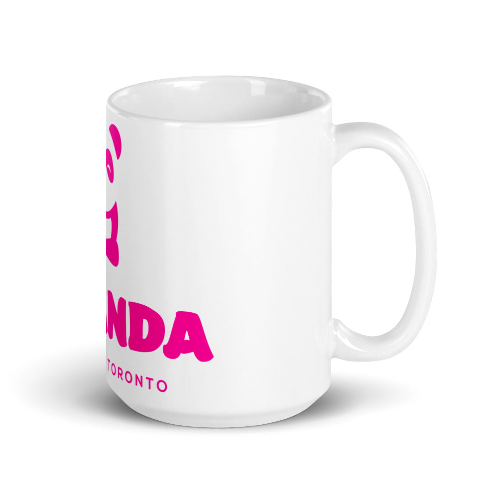 EzPanda™ Classic Coffee Mug (Original Logo - Transparent Pink - Toronto)